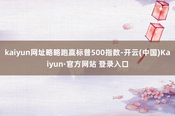 kaiyun网址略略跑赢标普500指数-开云(中国)Kaiyun·官方网站 登录入口