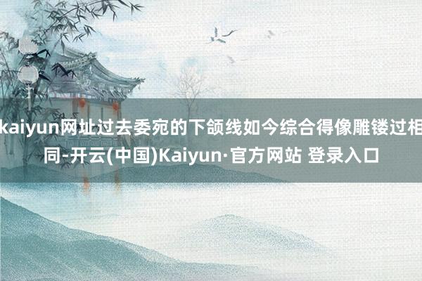 kaiyun网址过去委宛的下颌线如今综合得像雕镂过相同-开云(中国)Kaiyun·官方网站 登录入口